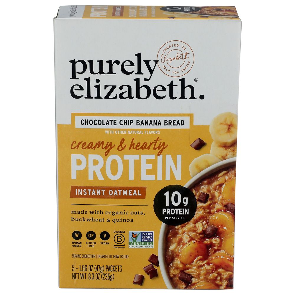 Organic Chocolate Chip Banana Bread Instant Protein Oatmeal