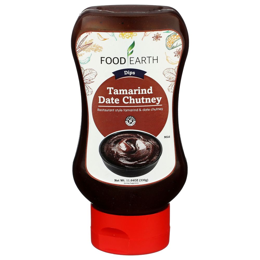 Food Earth Tamarind Date Chutney Dips, 11.64 Ounce -- 6 Per Case