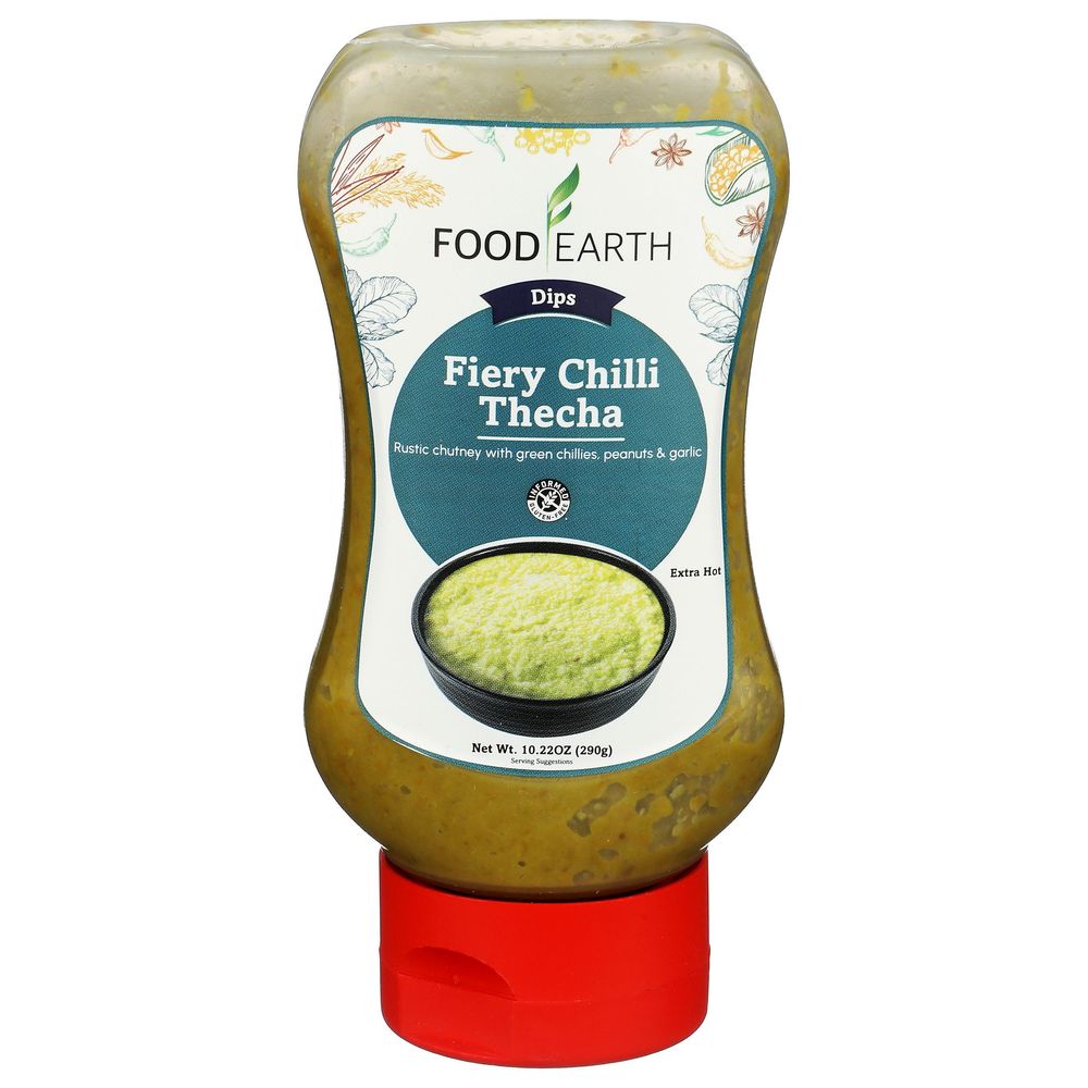 Food Earth Fiery Chili Techa Dips, 10.22 Ounce -- 6 Per Case