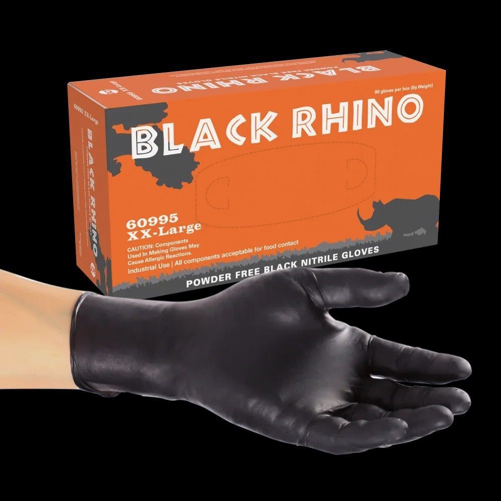 Black Rhino Nitrile XX-Large Powder Free Gloves