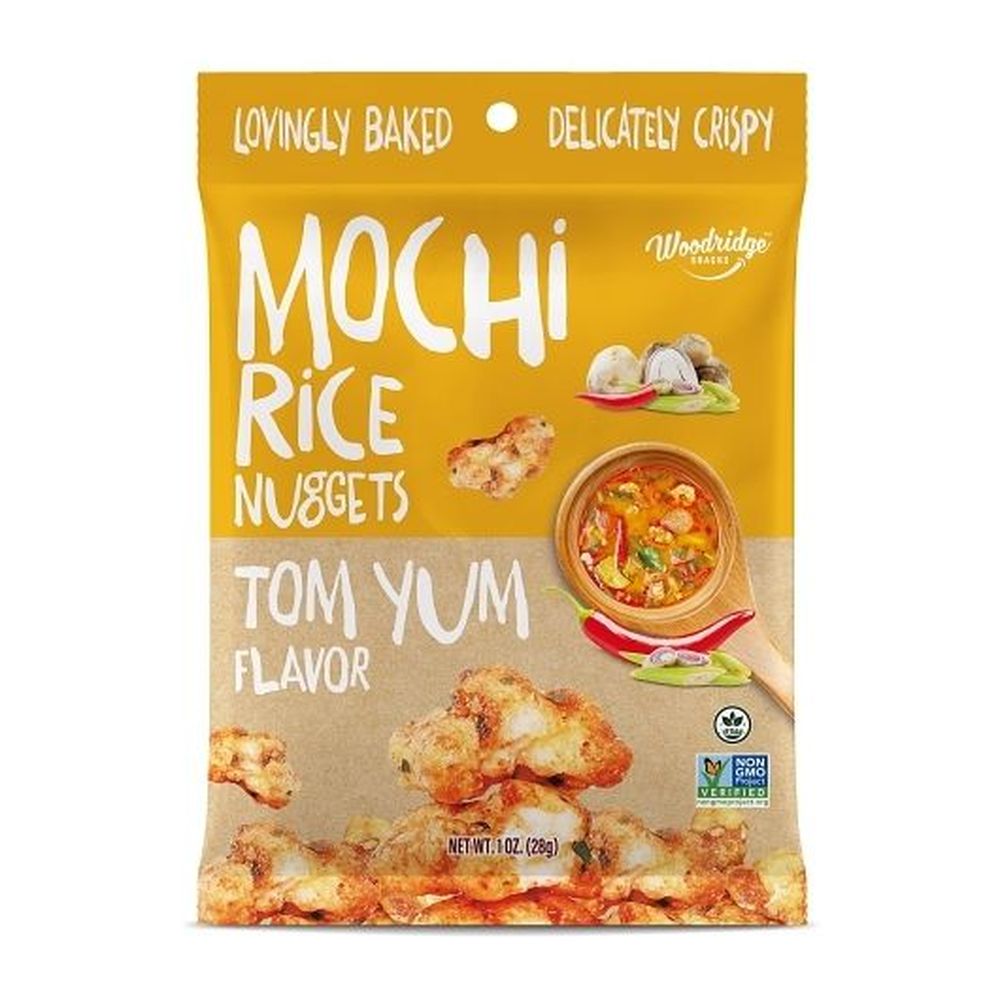 Woodridge Snacks Tom Yum Flavor Mochi Rice Nugget, 1 Ounce -- 60 Per Case