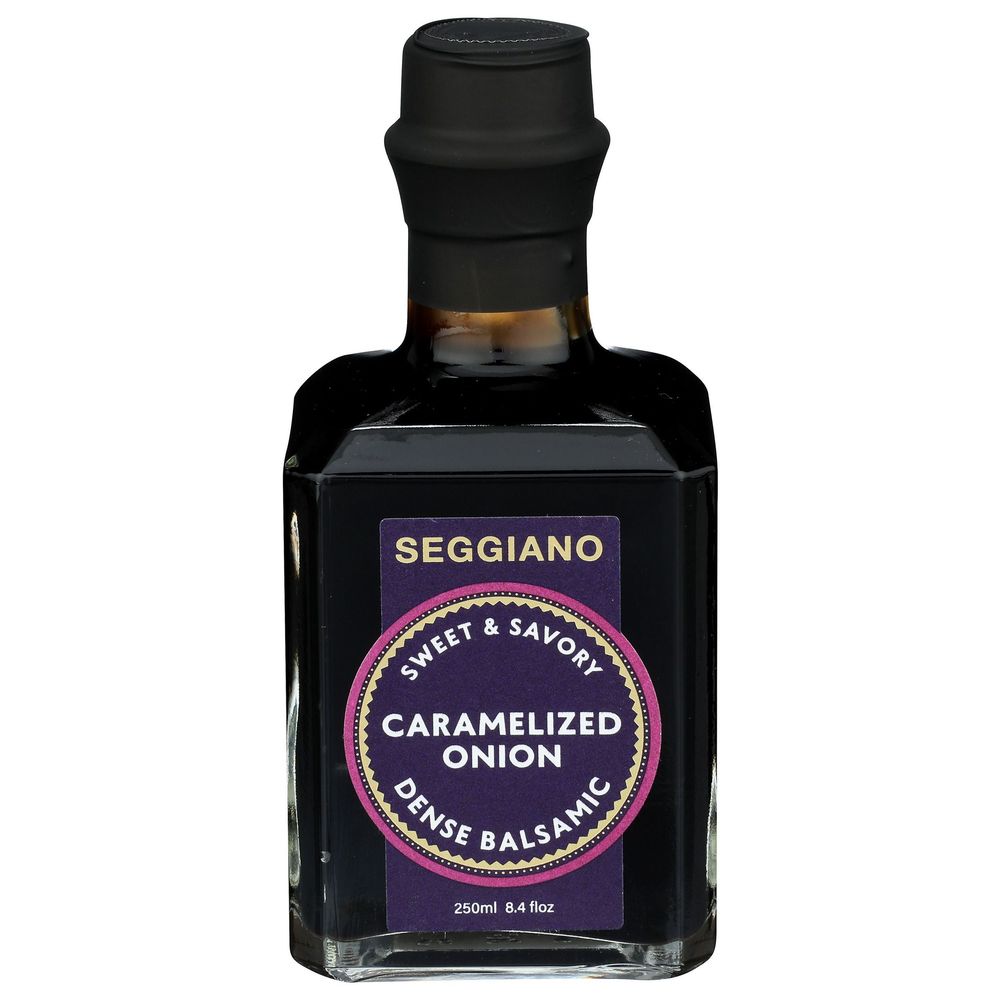 Seggiano Cararmelized Onion Dense Balsamic Vinegar, 8.4 Fluid Ounce -- 6 Per Case