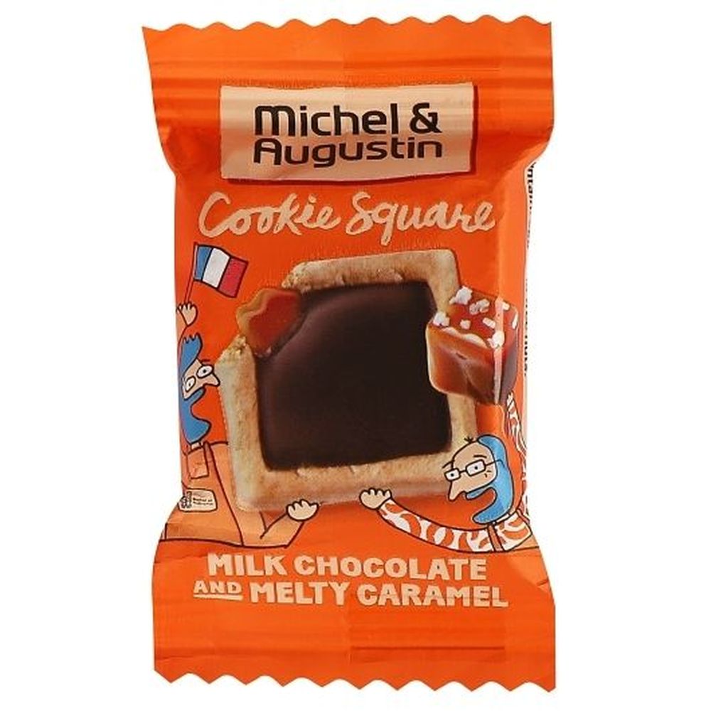 Michel & Augustin Milk Chocolate And Melty Caramel Cookie Square, 0.33 Ounce -- 180 Per Case