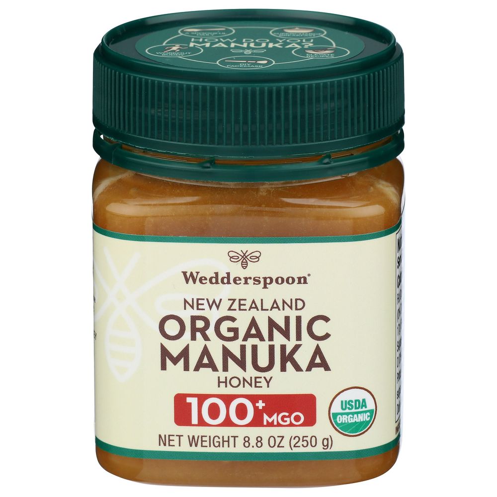 Wedderspoon Organic Mgo 100 Plus Manuka Honey, 8.8 Ounce -- 6 Per Case