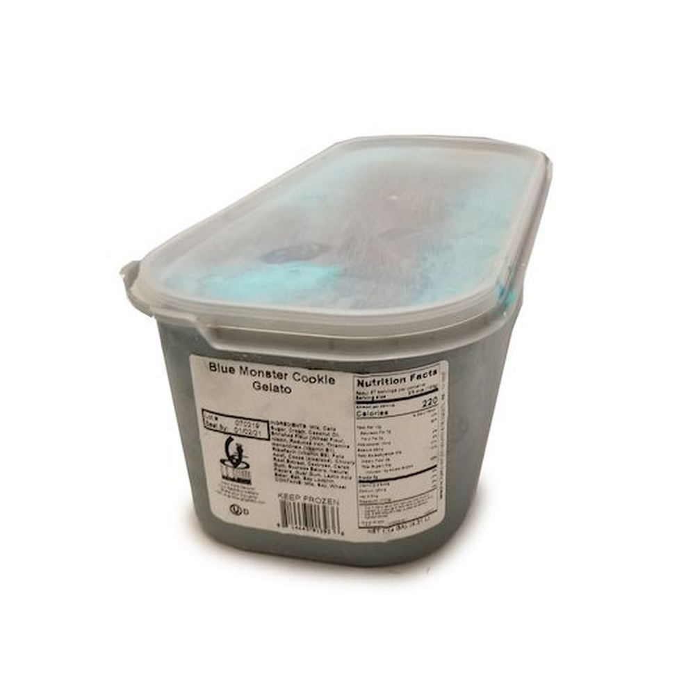 G.s. Gelato Blue Monster Cookie Gelato, 4.31 Liter