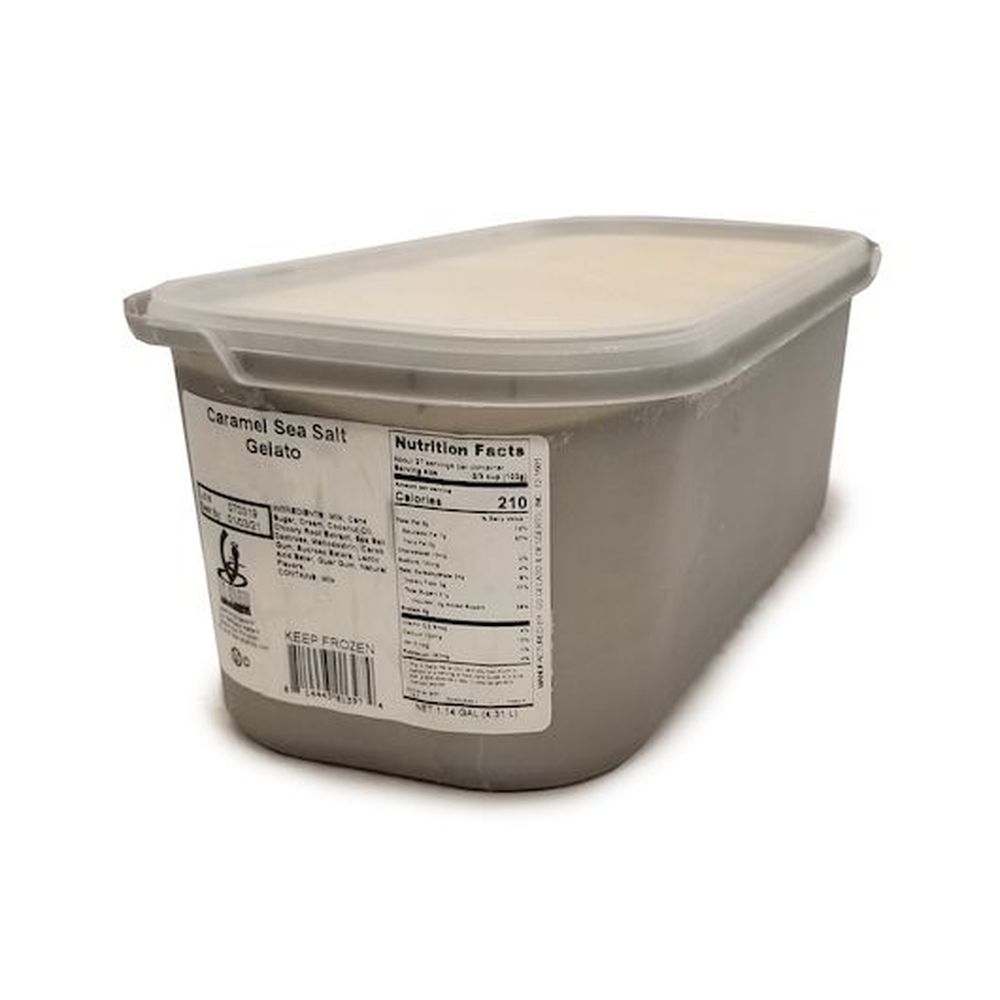 G.s. Gelato Caramel Sea Salt Gelato, 4.31 Liter