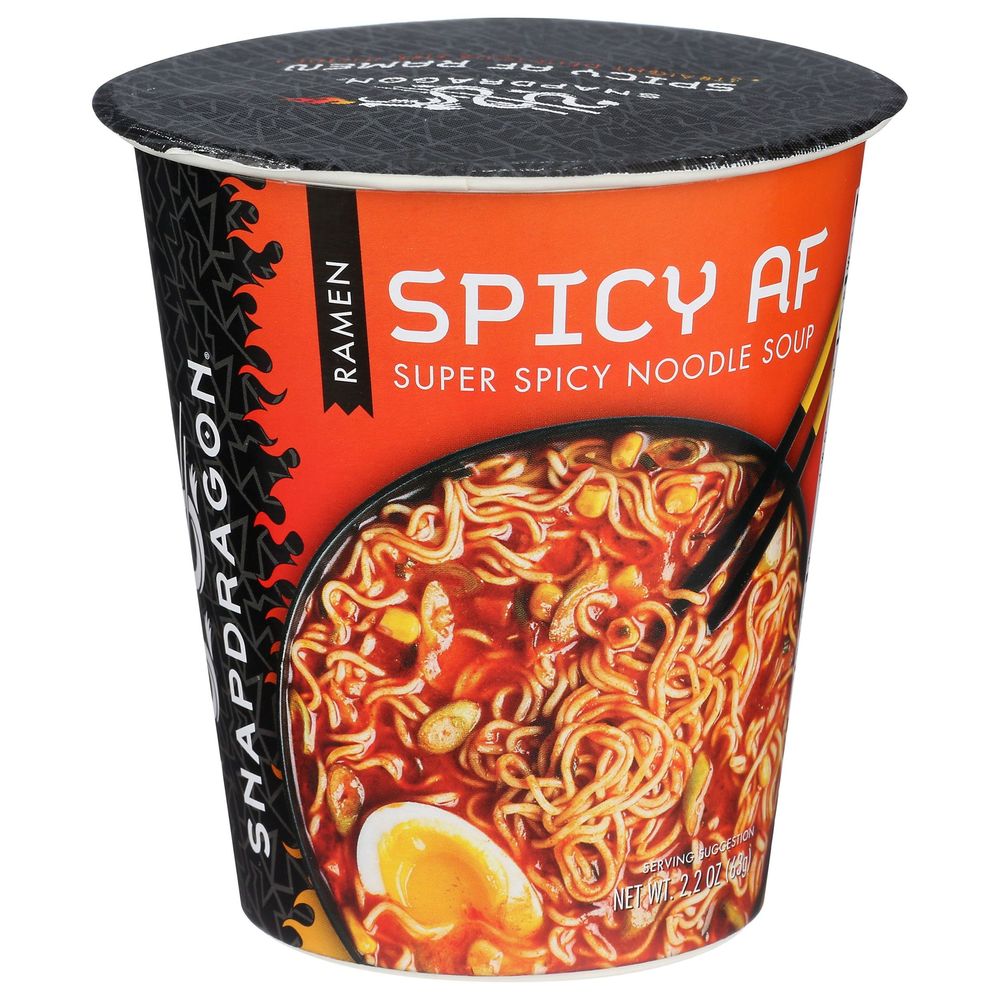 Snapdragon Spicy Af Ramen, 2.2 Ounce -- 6 Per Case