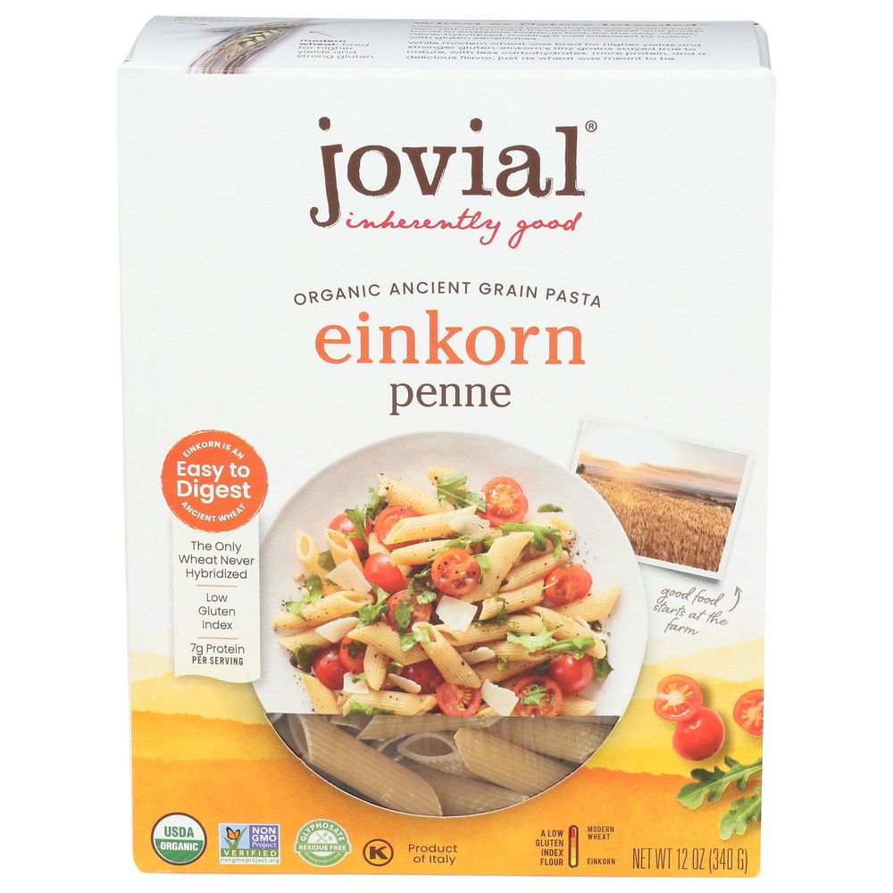 Organic Einkorn Traditional Penne Pasta