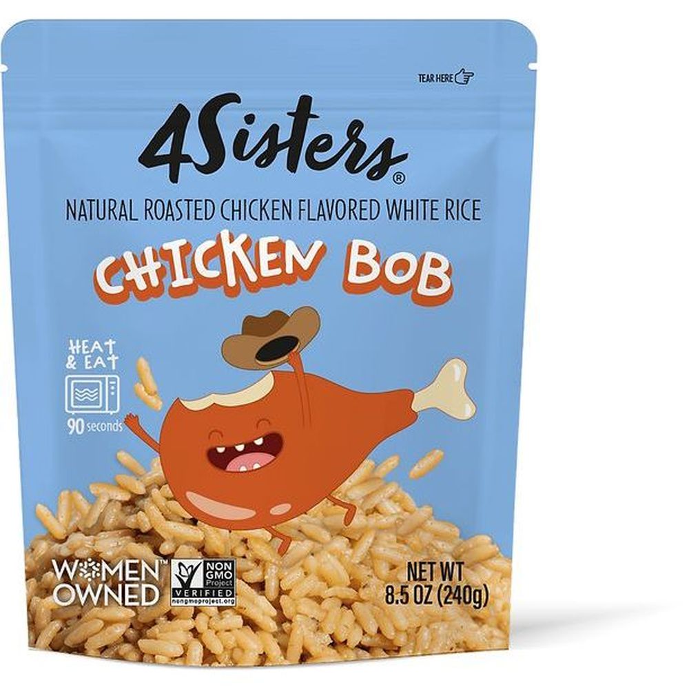 4sisters Chicken Bob Flavored White Rice, 8.5 Ounce -- 6 Per Case