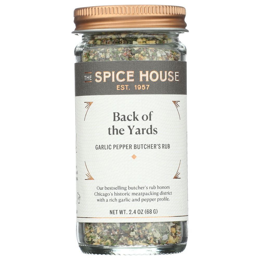 The Spice House Back Of The Yards Garlic Pepper Butcher Rub, 2.4 Ounce -- 6 Per Case