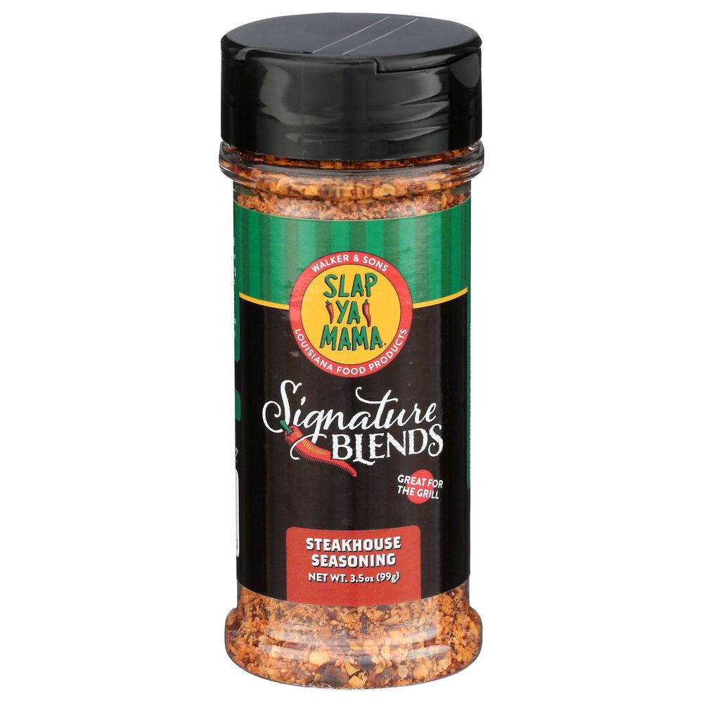 Slap Ya Mama Signature Blends Steakhouse Seasoning, 3.5 Ounce -- 6 Per Case