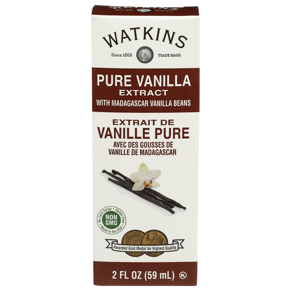Watkins Pure Vanilla Extract With Madagascar Vanilla Beans, 2 Ounce -- 6 Per Case