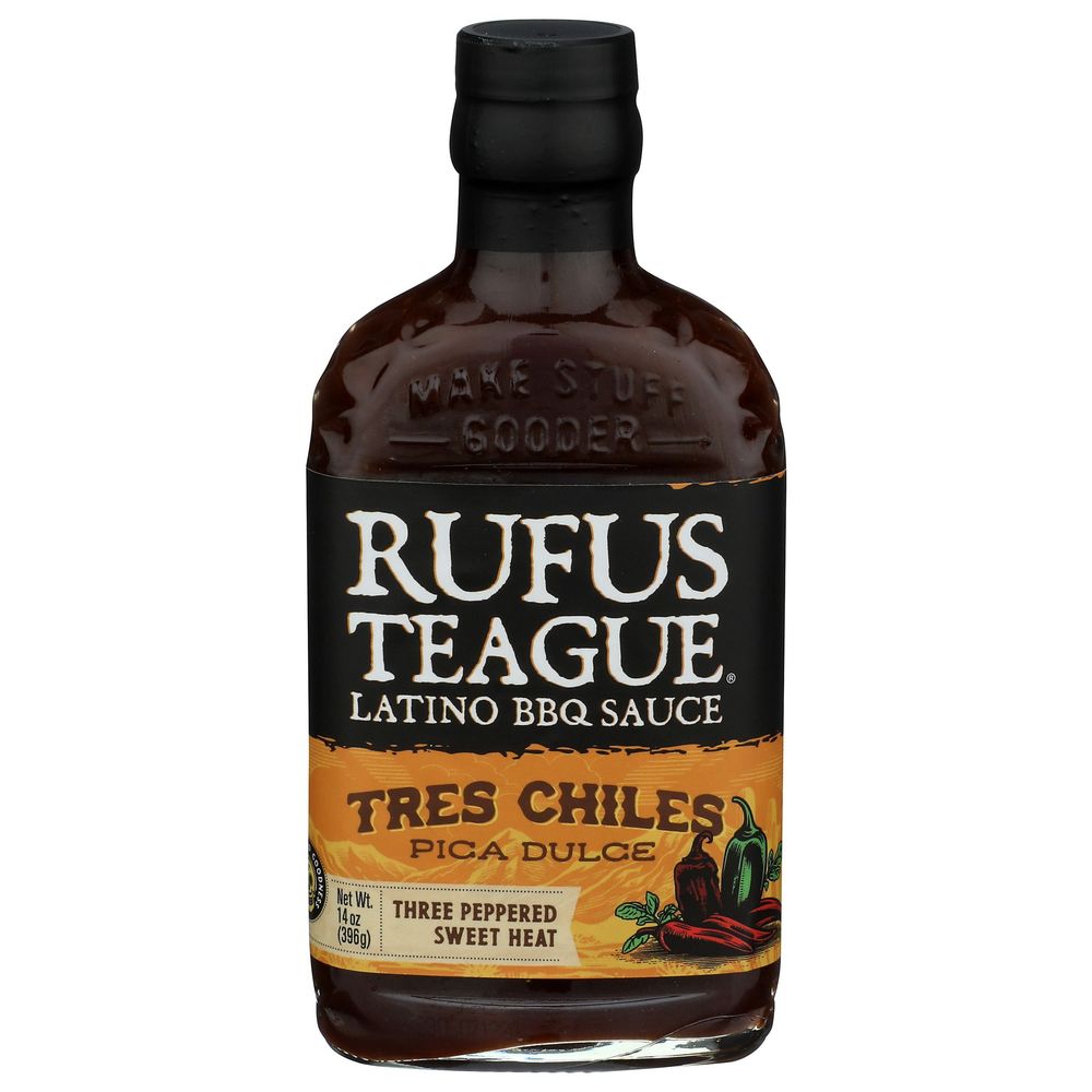 Rufus Teague Tres Chiles Bbq Sauce, 14 Ounce -- 6 Per Case