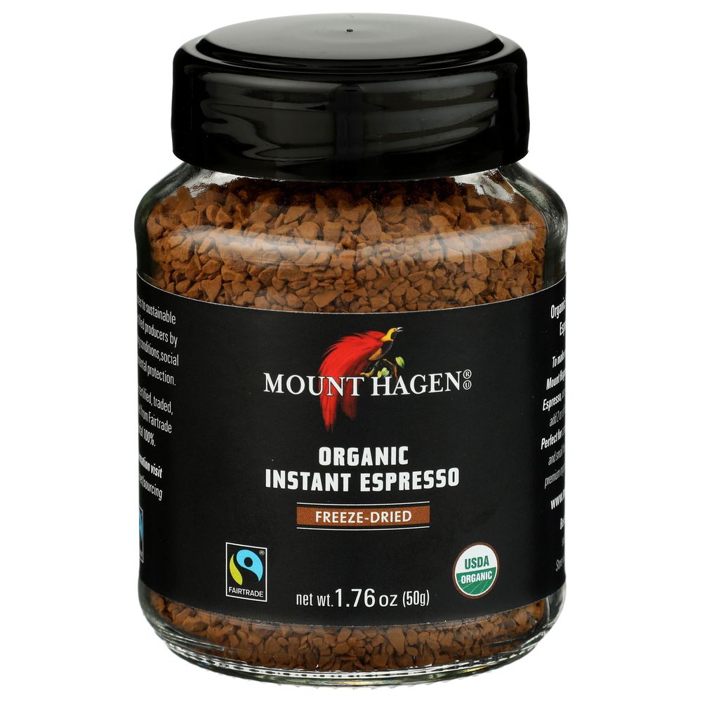 Mount Hagen Organic Freeze Dried Instant Espresso Coffee, 1.76 Ounce -- 6 Per Case