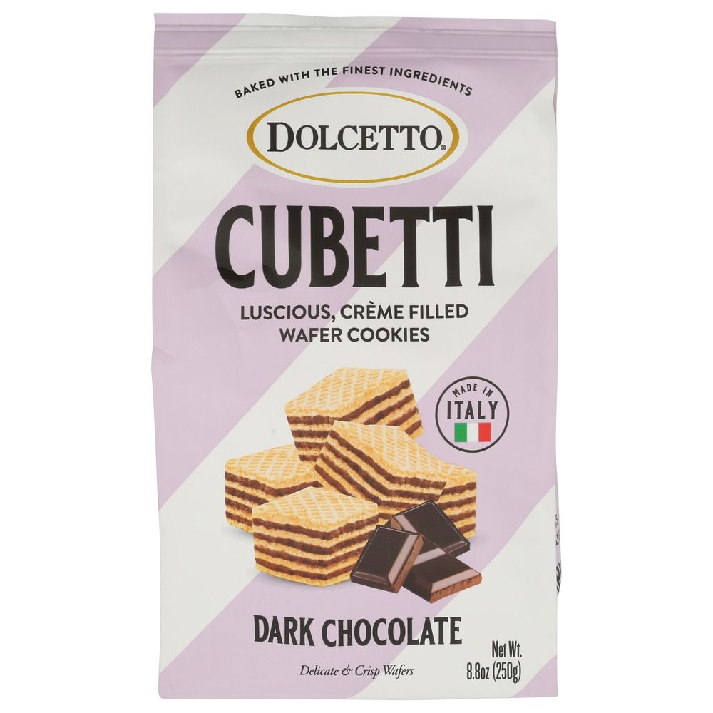 Dolcetto Cubetti Dark Chocolate Cr me Filled Wafer Cookies 8 8 Ounce dolcetto-cubetti-dark-chocolate-cr-me-filled-wafer-cookies-8-8-ounce