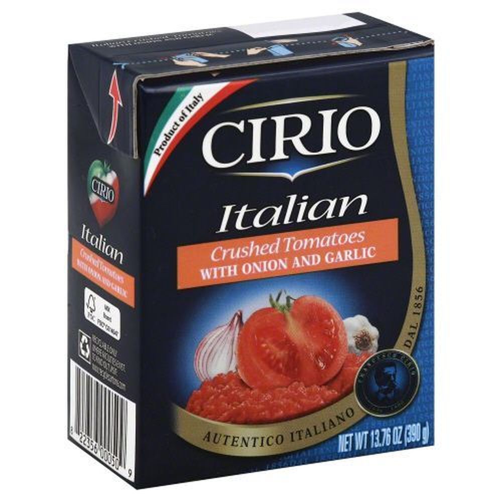 Italian Crushed Tomatoes with Onion and Garlic