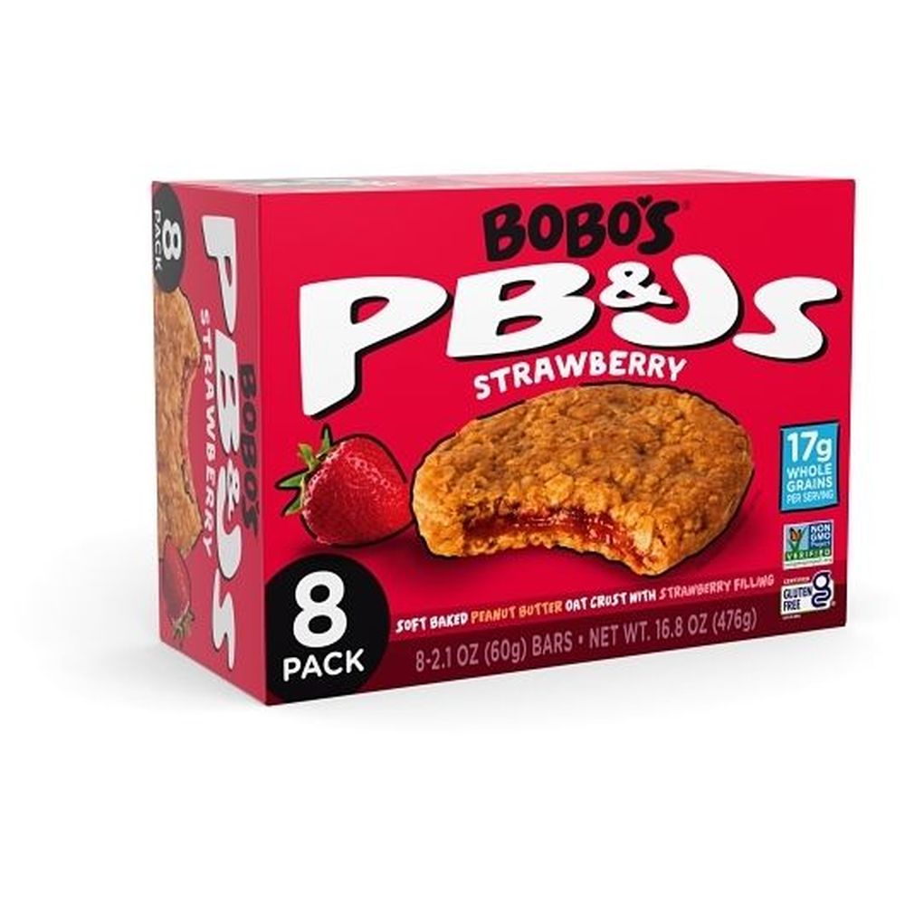 Strawberry Peanut Butter and Jelly Oat Bar