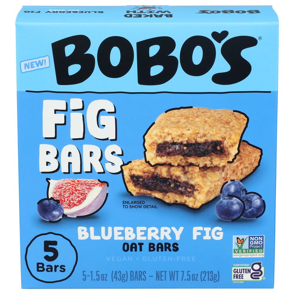 Bobo's Gluten Free Blueberry Fig Oat Bar, 1.5 Ounce -- 30 Per Case
