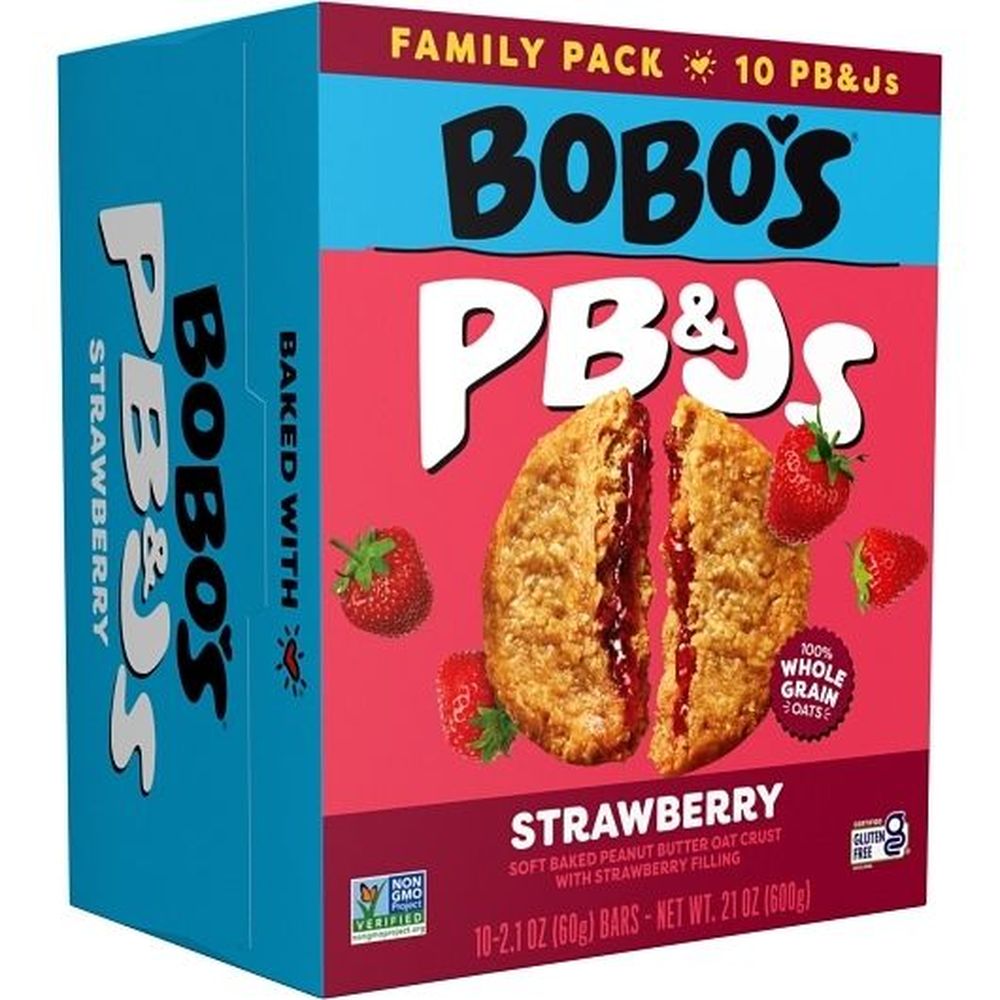 Strawberry Peanut Butter and Jelly Oat Bar
