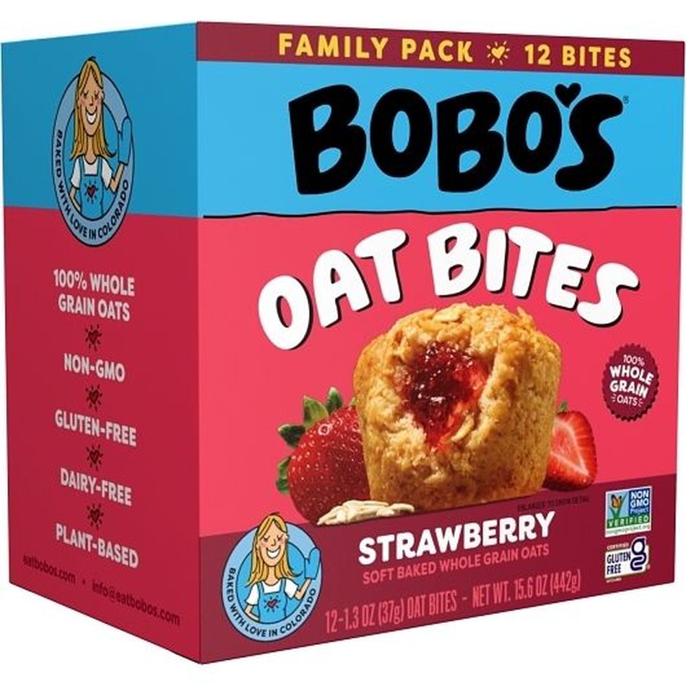 Strawberry Oat Bites