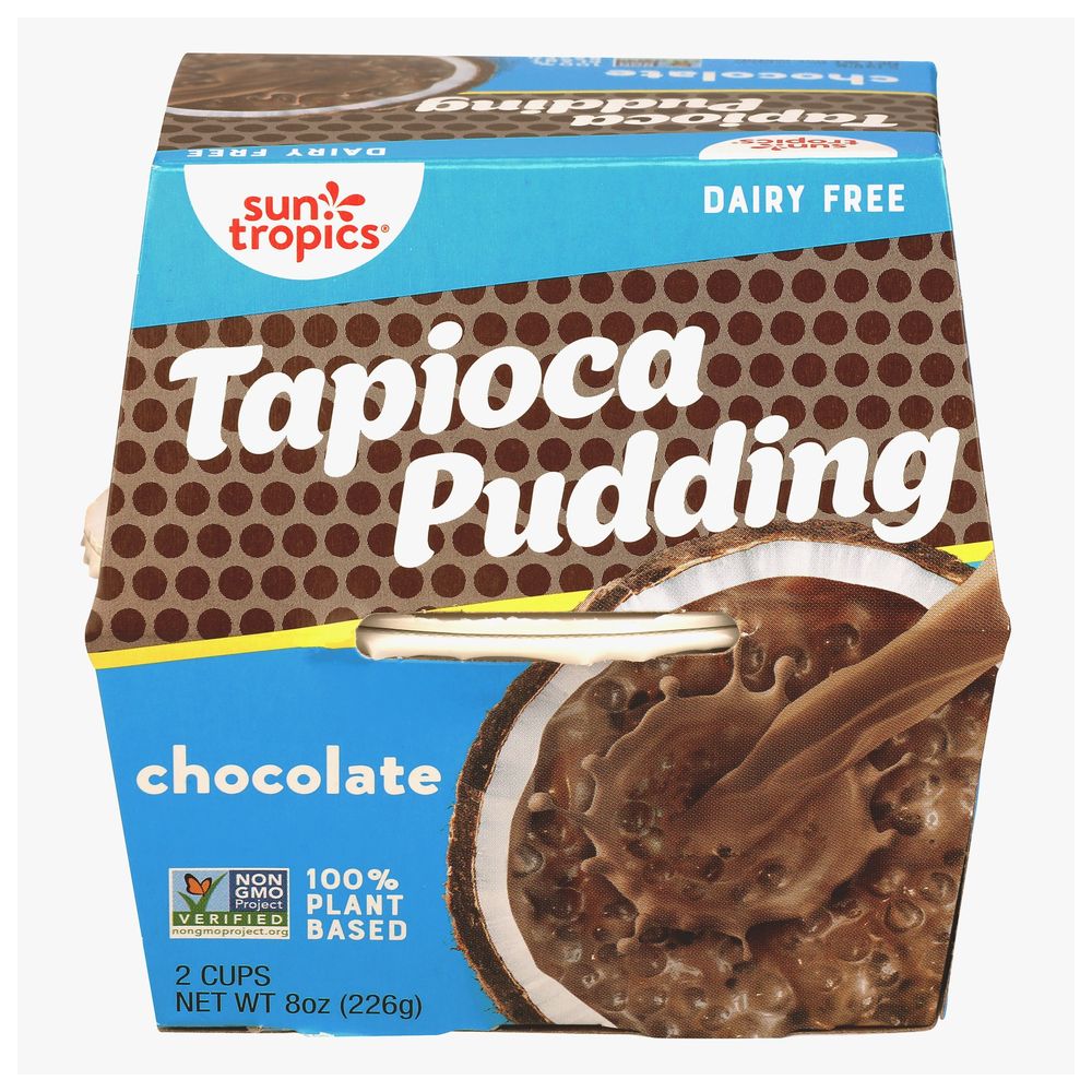 Sun Tropics Chocolate Tapioca Pudding, 8 Ounce -- 6 Per Case
