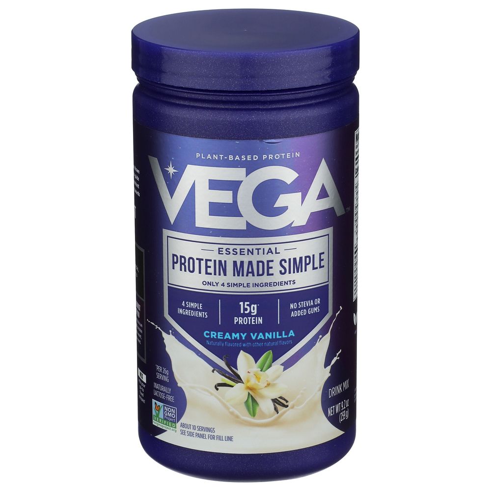 Vega Protein Made Simple Vanilla Protein Drink Mix, 9.2 Ounce