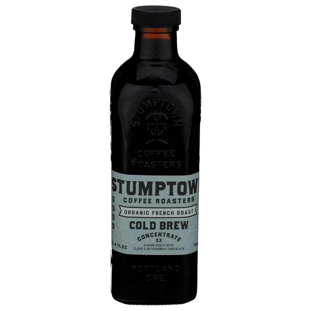 Stumptown Coffee Roasters Organic French Roast Cold Brew Concentrate, 25.4 Fluid Ounce -- 6 Per Case