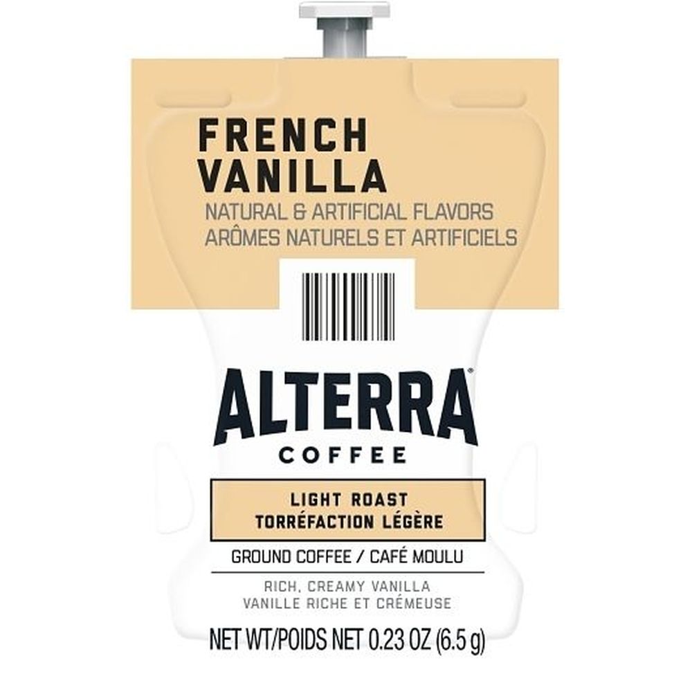 Flavia Alterra Light Roast French Vanilla Coffee, 0.23 Ounce -- 40 Per Case