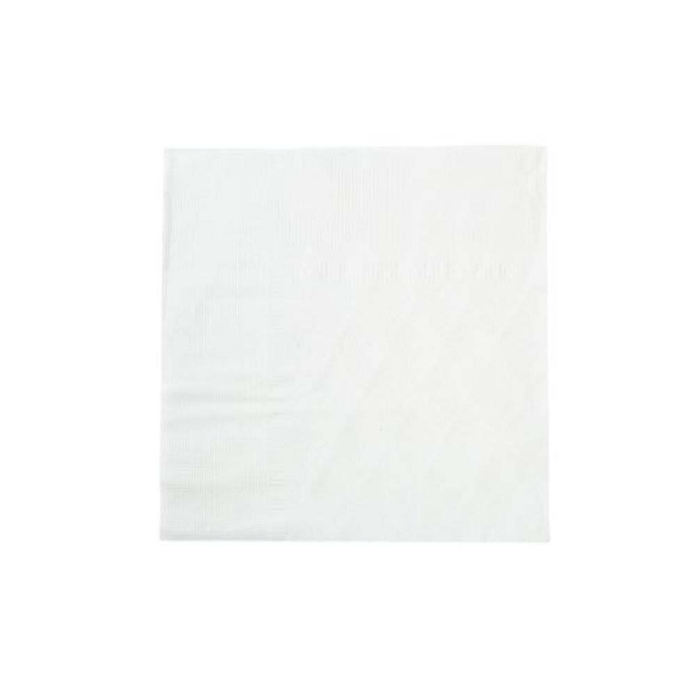 2 Ply Quarter Fold White Dinner Napkin