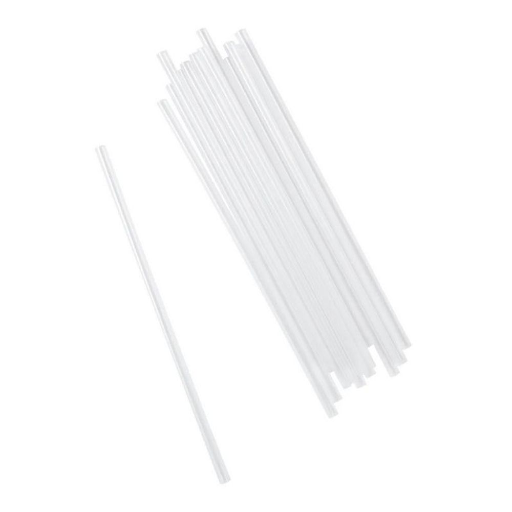 Clear Polypropylene Unwrapped Jumbo Straw 7.75 inch