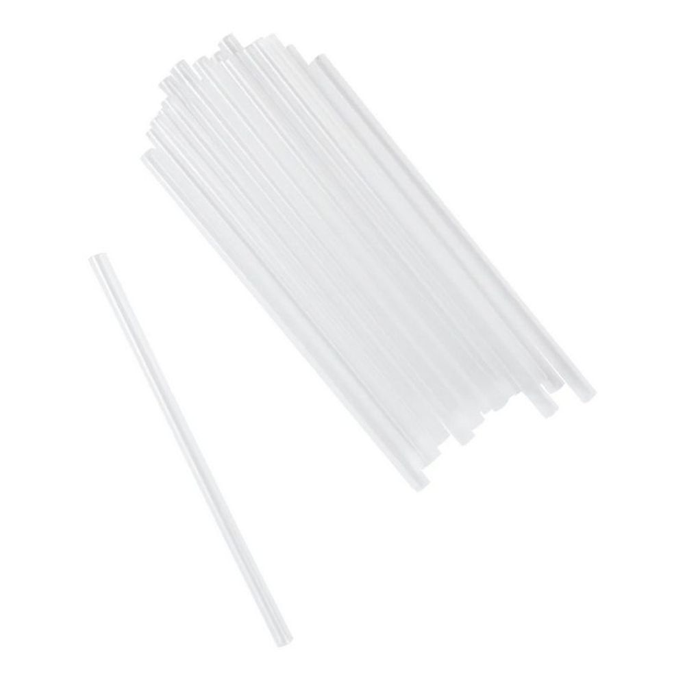 Clear Polypropylene Unwrapped Jumbo Straw 5.75 inch