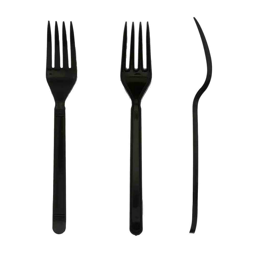 Black Polypropylene Heavy-Weight Fork