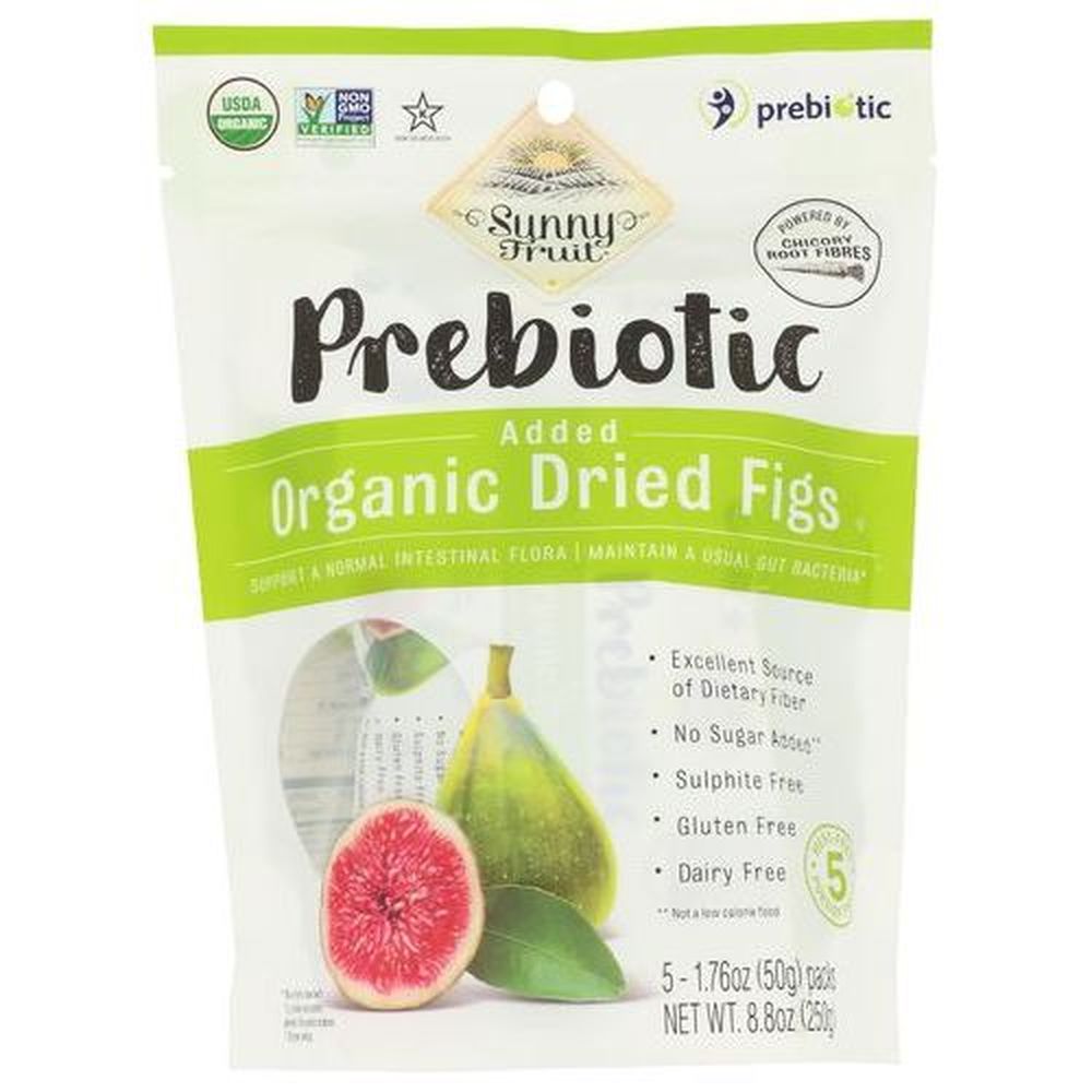 Sunny Fruit Organic Dried Figs With Added Prebiotics, 8.8 Ounce -- 6 Per Case
