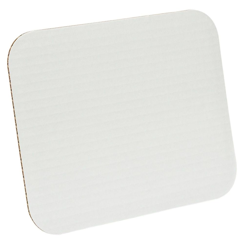White 1 / 8 Sheet Corrugated Pad