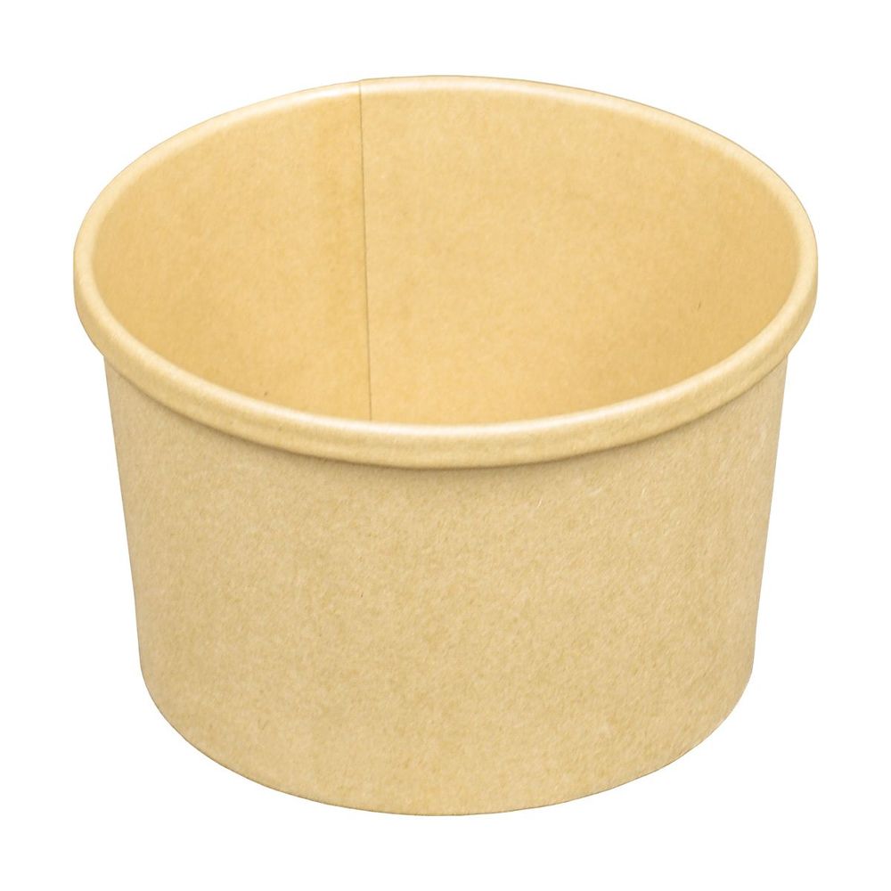 Plain Brown Kraft Soup Cup 8 Ounce