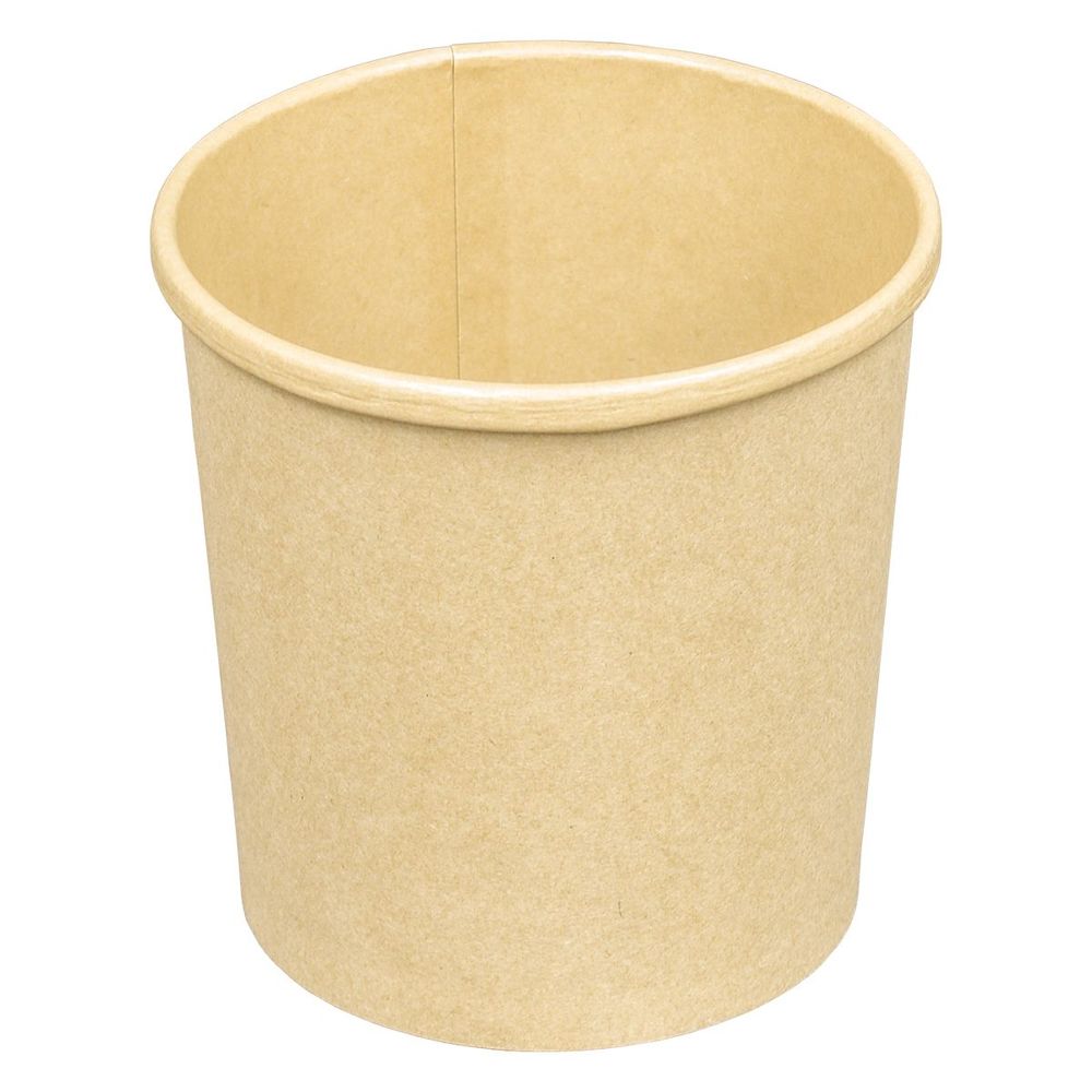 Plain Brown Kraft Tall Soup Cup