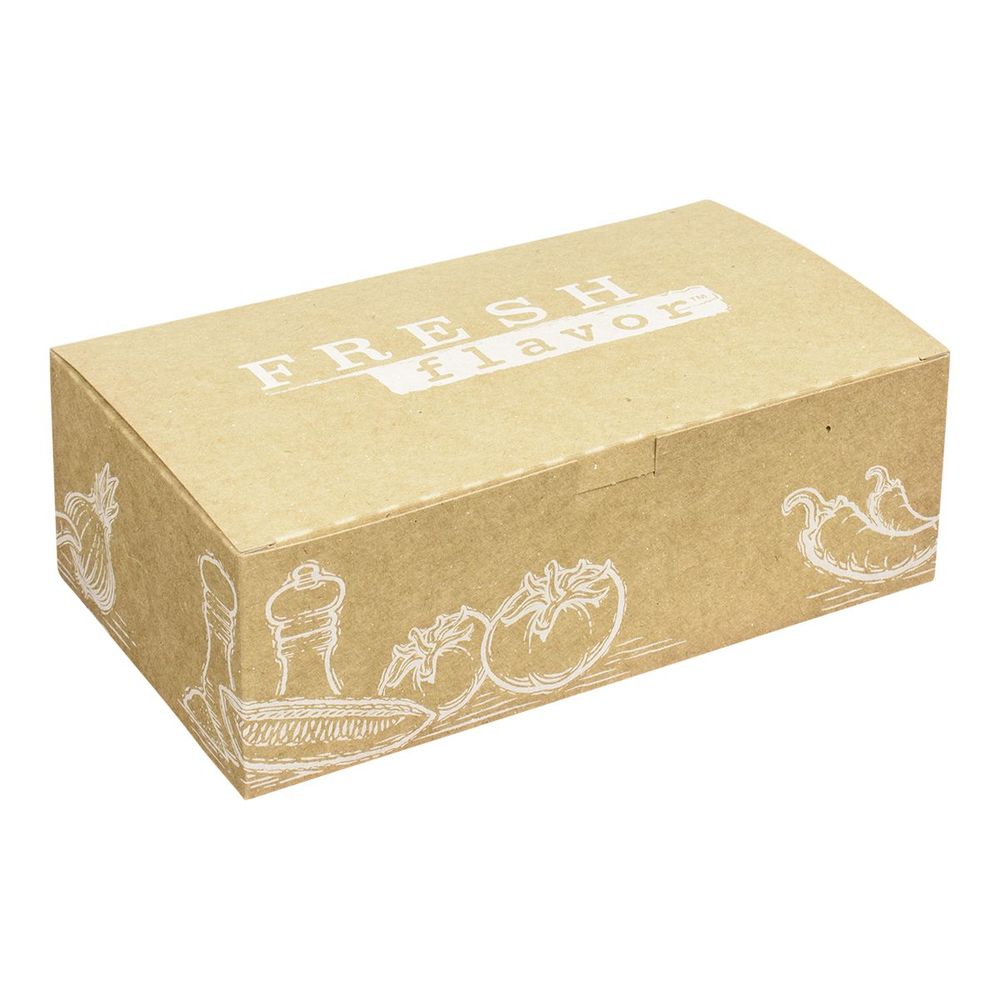 Plain Brown SUS Kraft Tuck Top Deli Carton