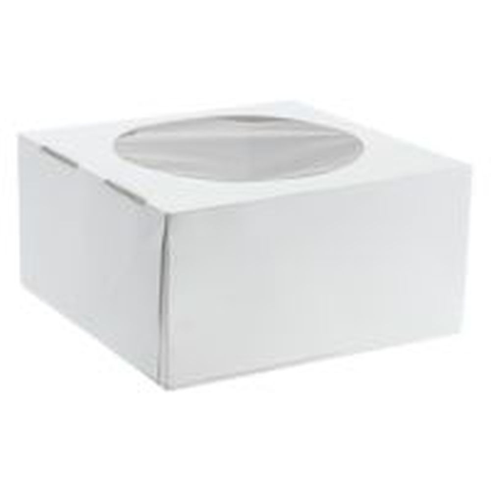 Plain White SBS No Print Carton with OPP Window