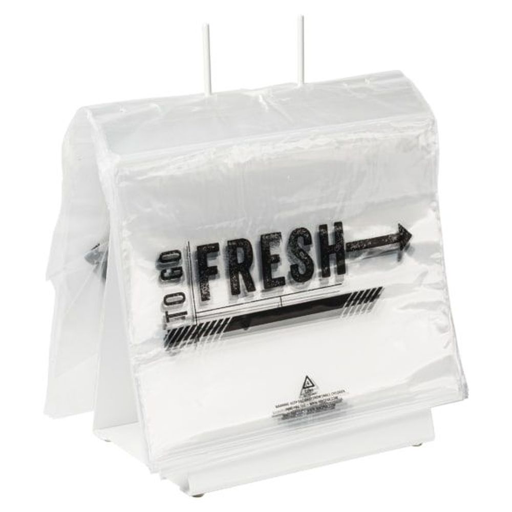 High Clarity LDPE To Go Fresh Printed Zip Deli Bag