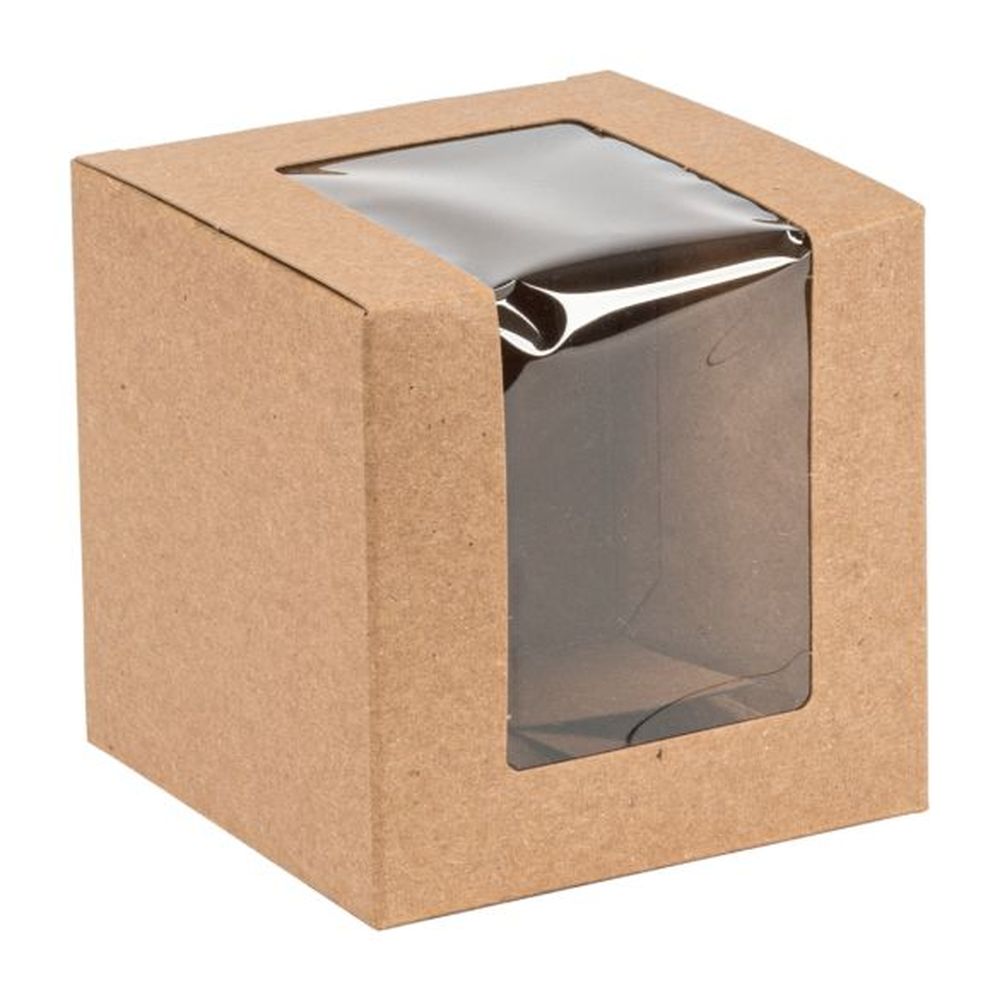 Visions Kraft URB Cookie Carton with 2 mil OPP Window