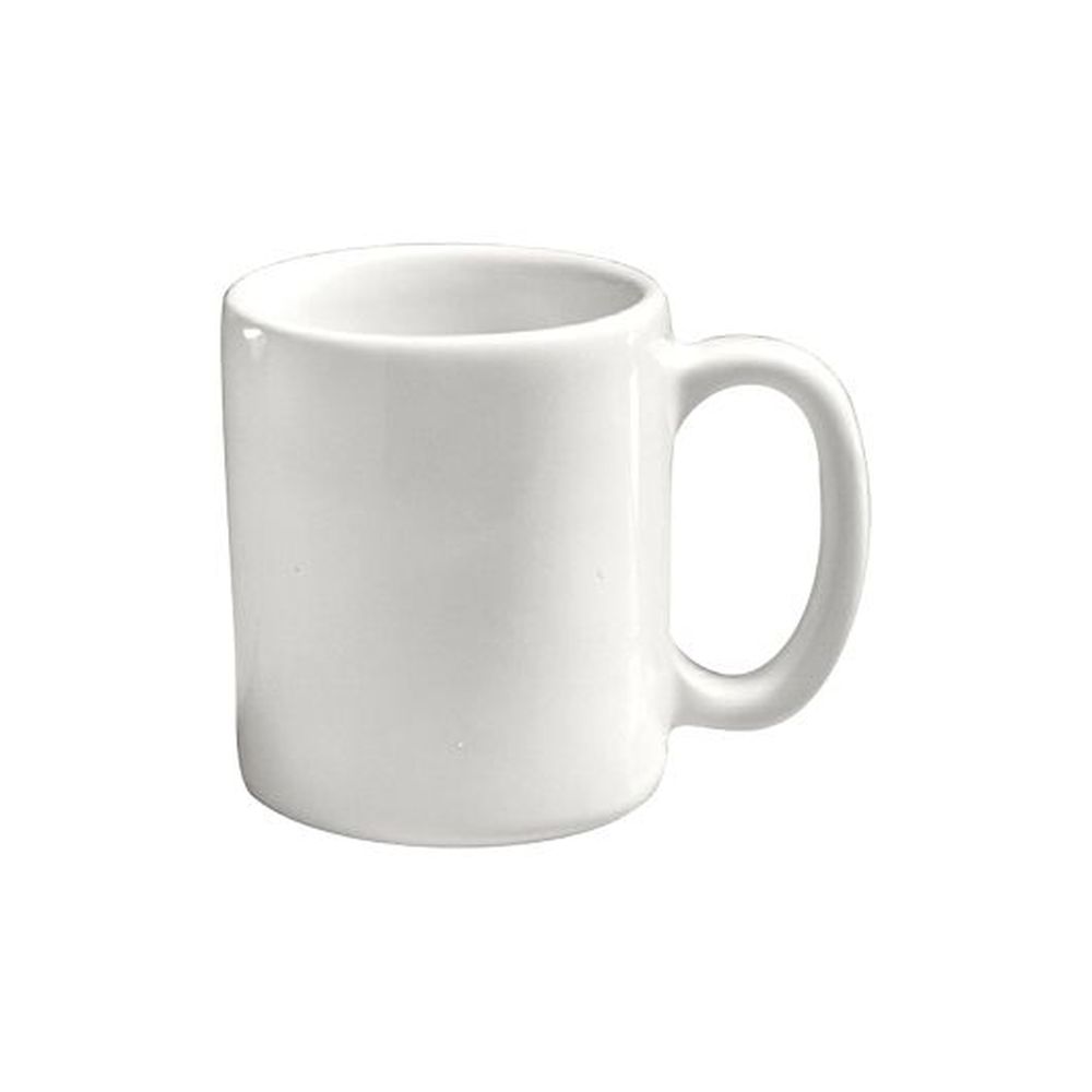 Anfora White Houston 10 Ounce Coffee Mug, 24 Count