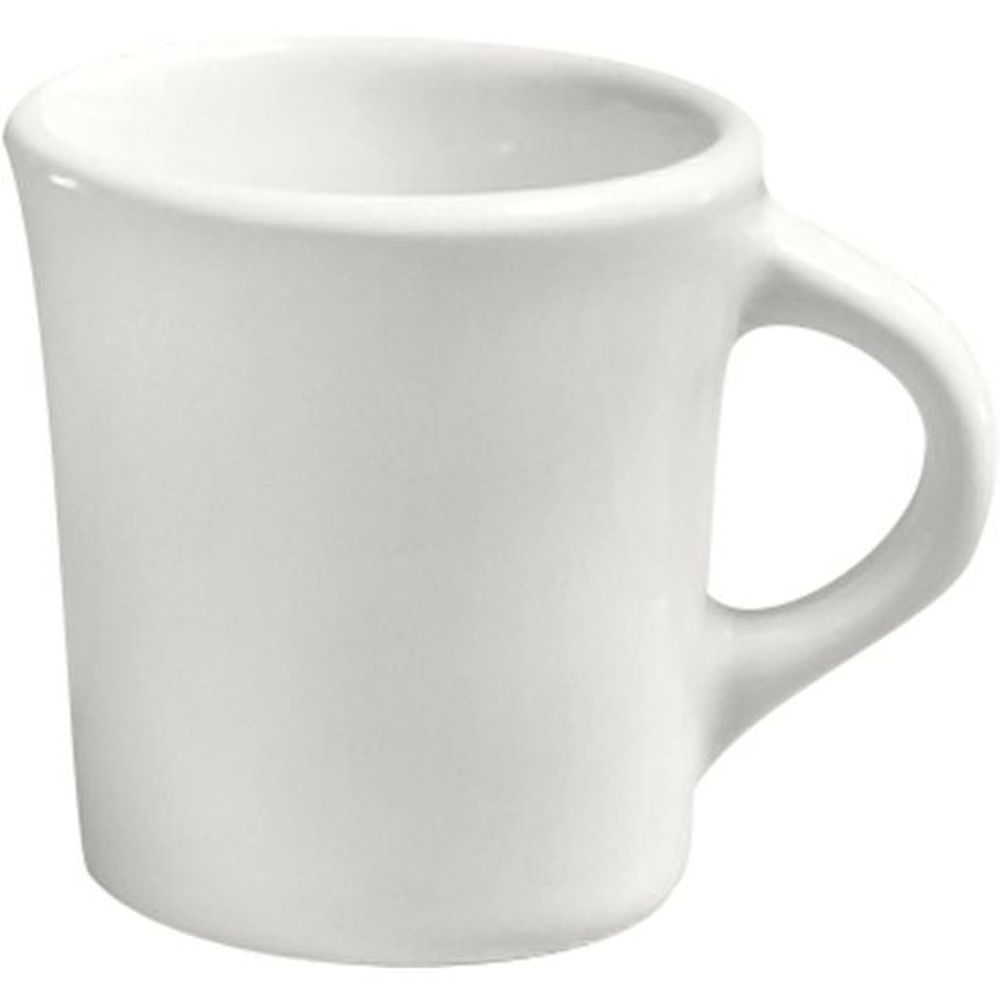 Anfora White Admirals 12 Ounce Coffee Mug, 24 Count