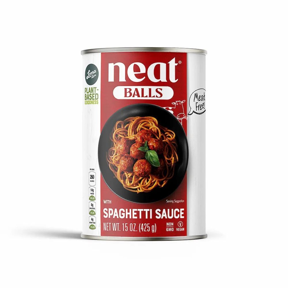 Loma Linda Plant Based Meatballs With Spaghetti Sauce, 15 Ounce -- 12 Per Case