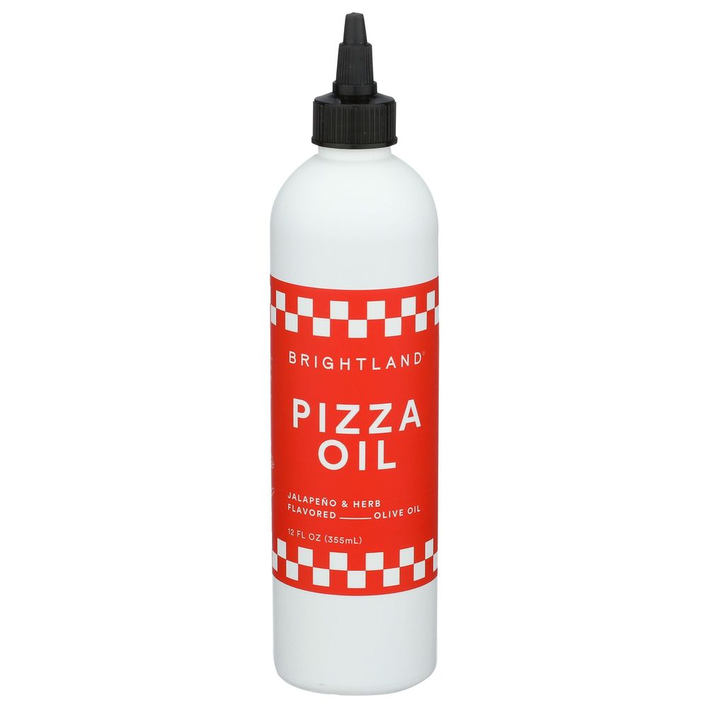 Brightland Jalapeno And Herb Flavored Pizza Oil, 12 Fluid Ounce -- 6 Per Case
