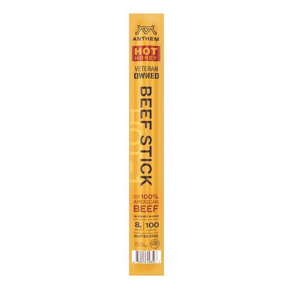 Anthem Hot Honey Beef Stick, 1 Ounce -- 24 Per Case