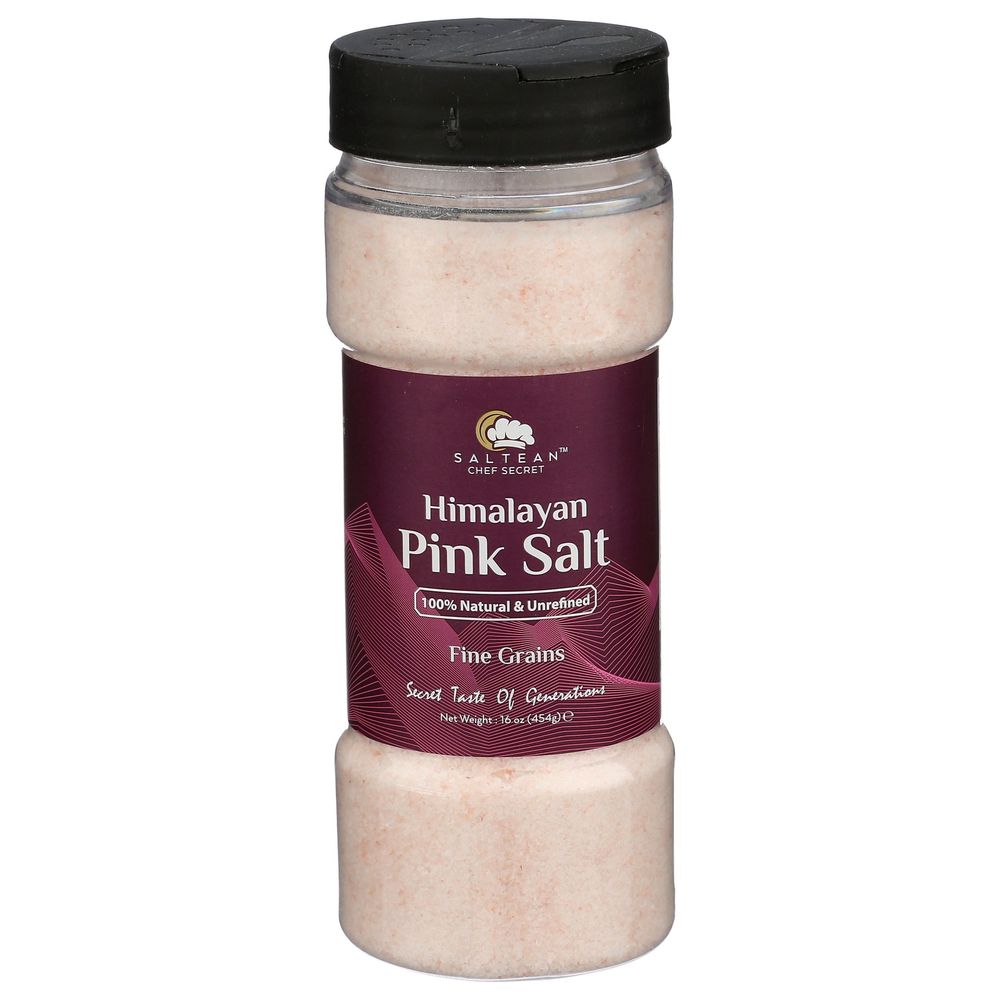 Saltean Chef Secret Himalayan Pink Salt - Flip Shaker, 1 Pound -- 12 Per Case
