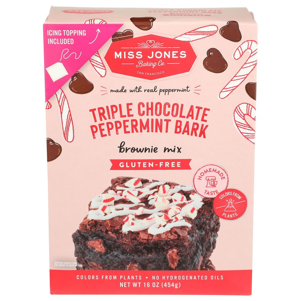 Chocolate Peppermint Bark Brownie Mix