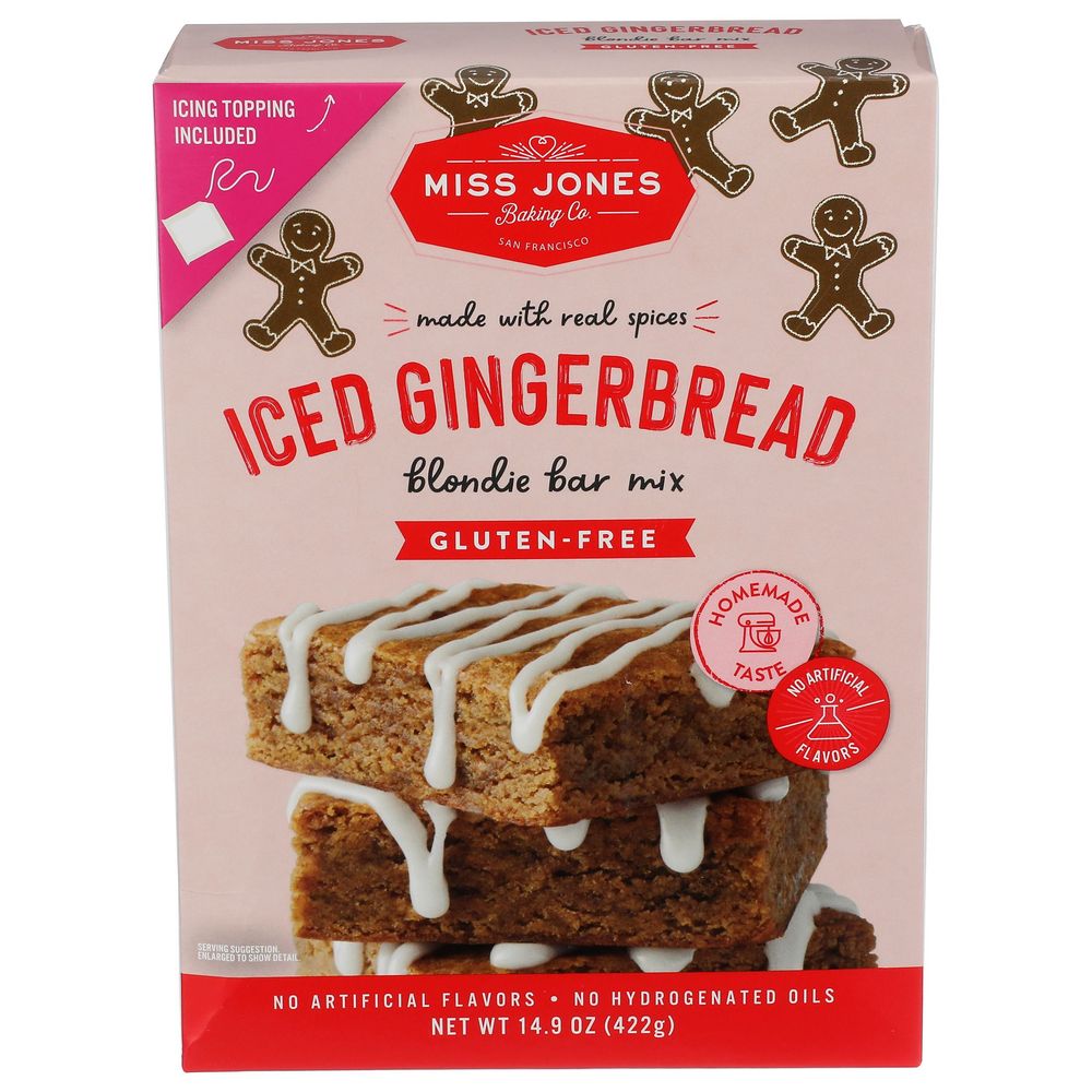 Iced Gingerbread Blondie Bar Mix