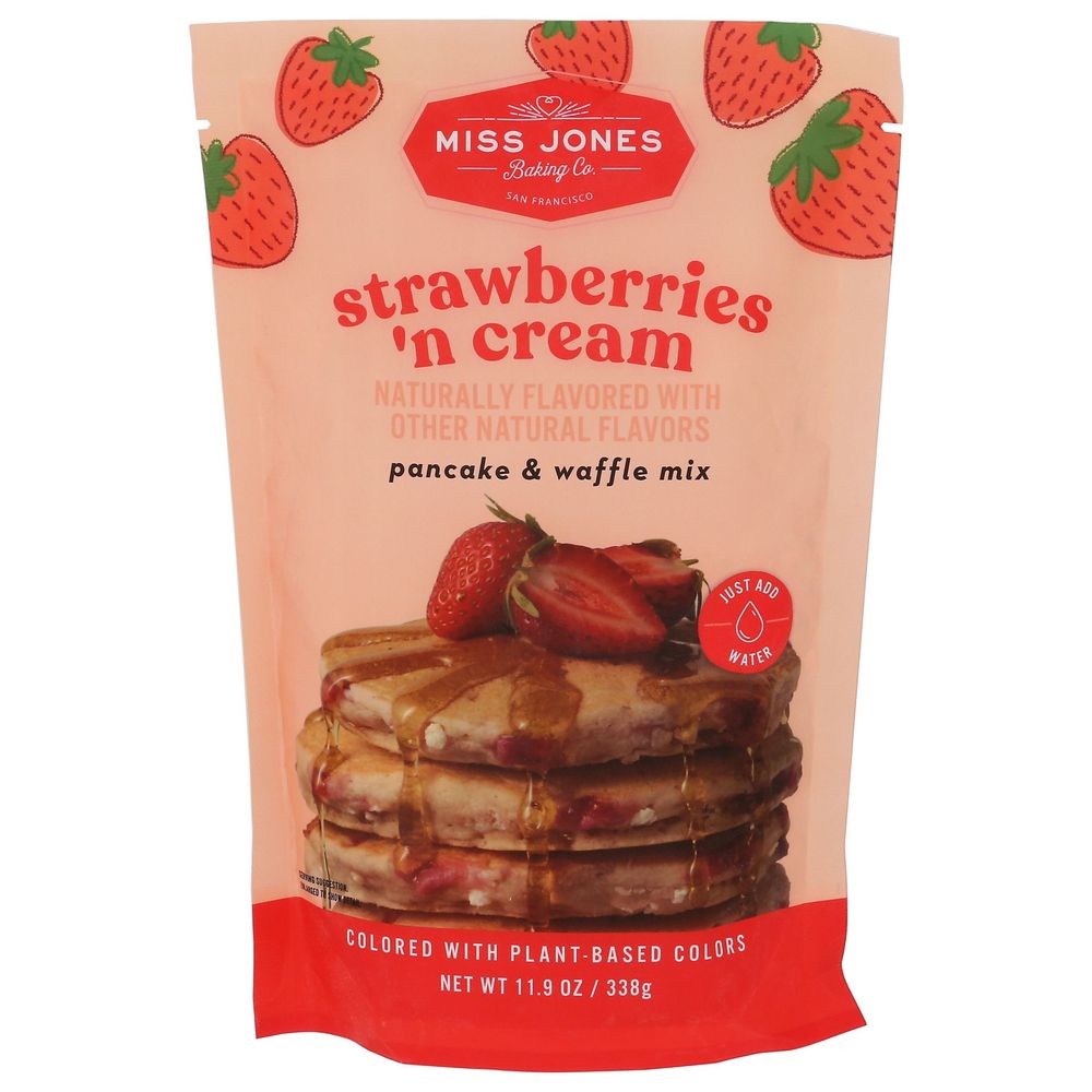 Strawberries N Cream Pancake and Waffle Mix