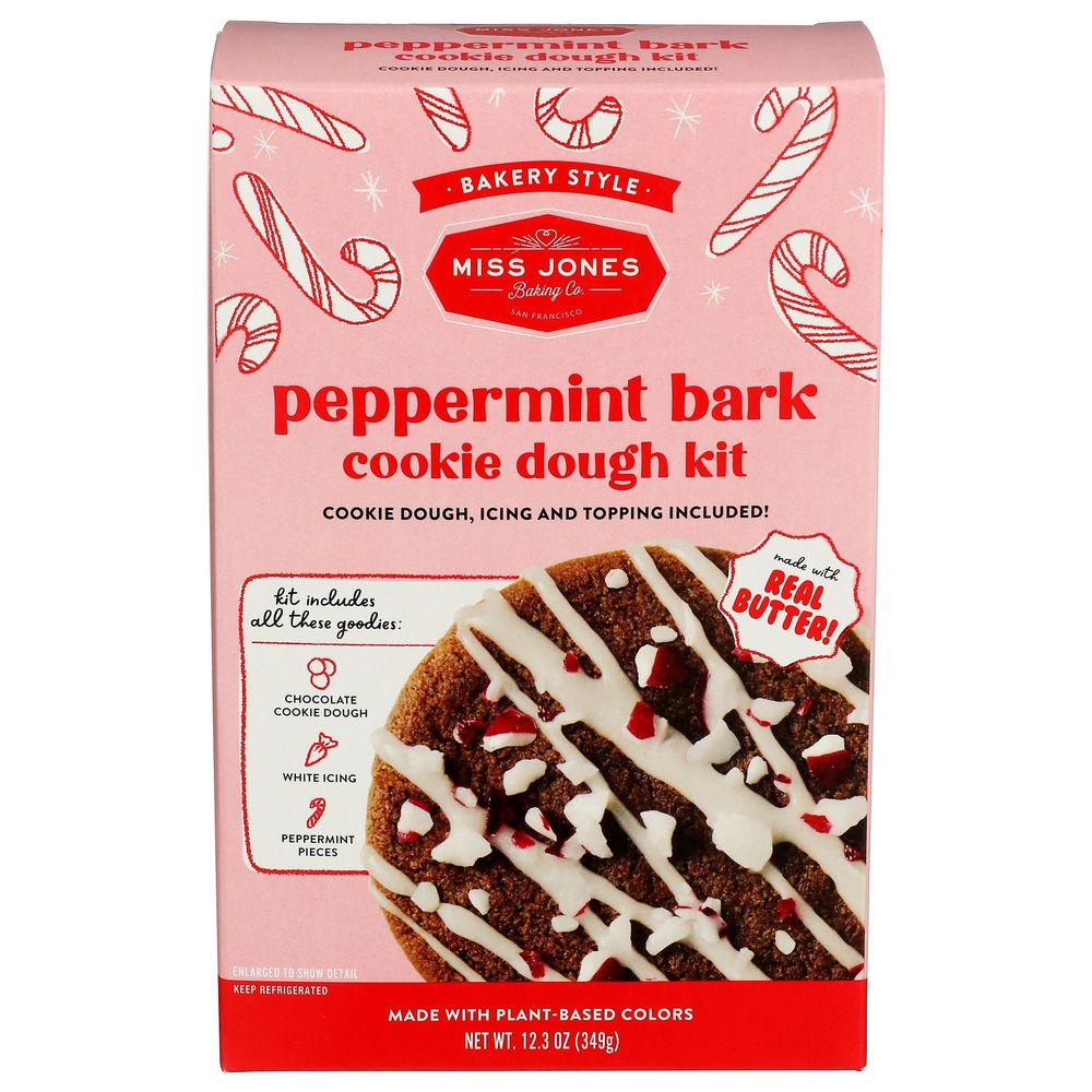 Peppermint Bark Cookie Dough Kit